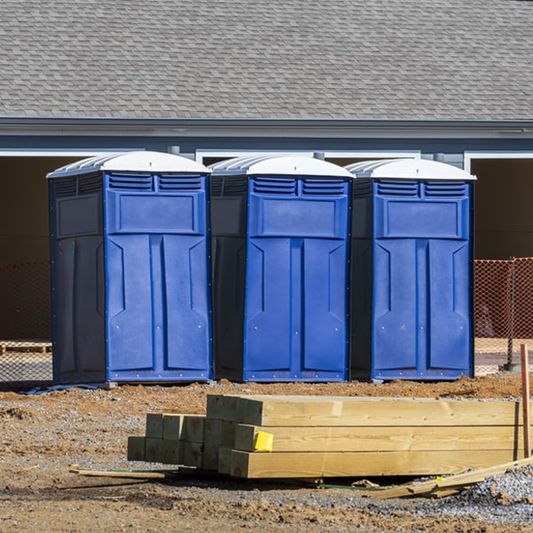 are there any restrictions on what items can be disposed of in the portable restrooms in Twinsburg
